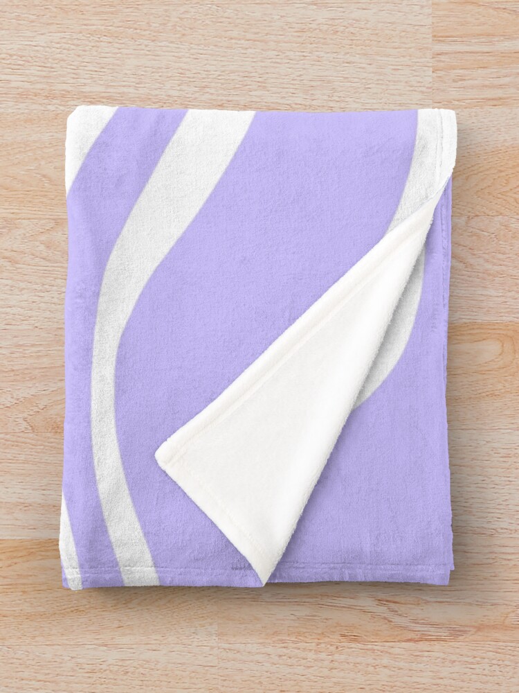 Pastel purple throw discount blanket