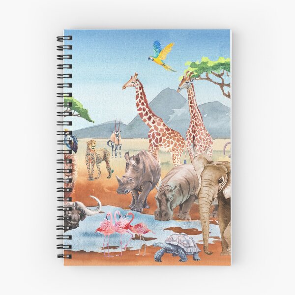 Item preview, Animals African watercolor. designed and sold by LiliyaSavelieva.