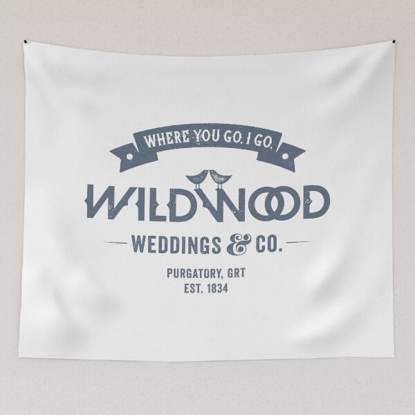 Item preview, Wildwood Weddings & Co - WayHaught Wedding - Wynonna Earp Vintage Design designed and sold by SlipTees.