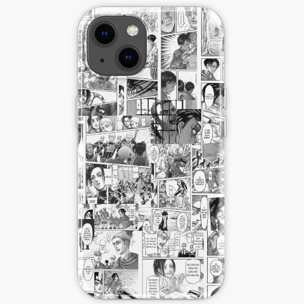 attack on titan - manga panels iPhone Soft Case