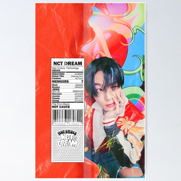 NCT ヘチャン Ridin iPhoneケース トレカ（Nct Dream Color