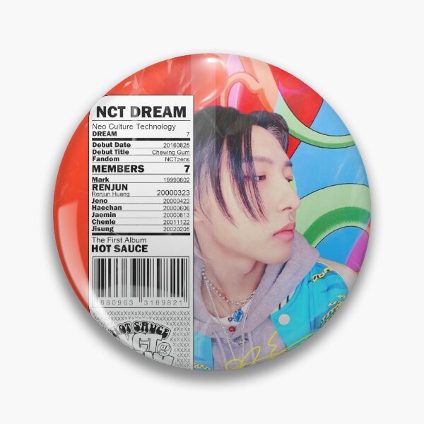 Item preview, nct dream - hot sauce - crazy jalapeno ver - huang renjun designed and sold by princehxns.