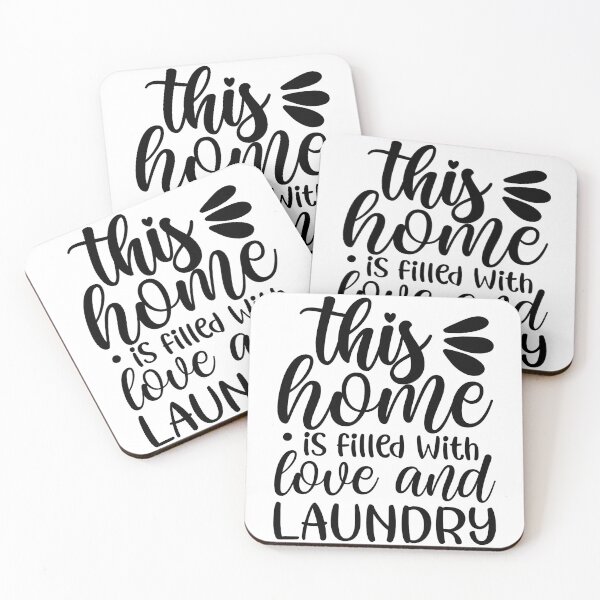 Item preview, This Home is Filled With Love and Laundry Farmhouse style sign, home decor designed and sold by Luxoss.