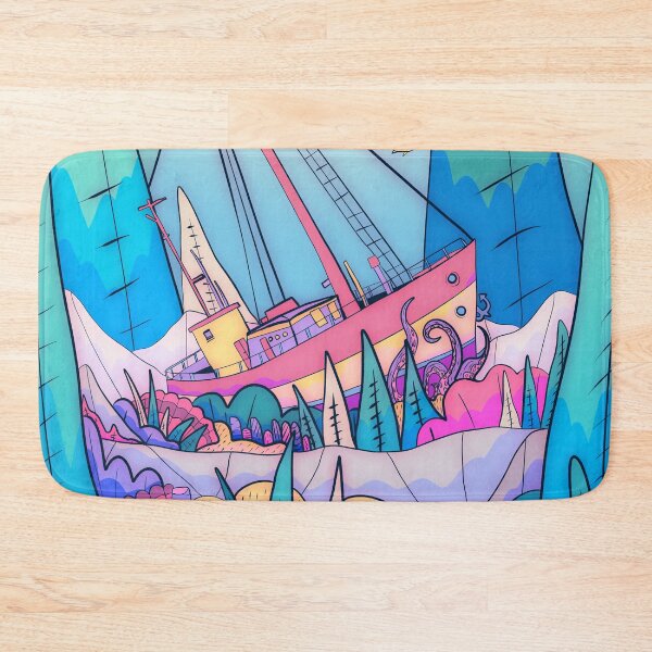 Item preview, The sunken ship designed and sold by Swadeillustrations.