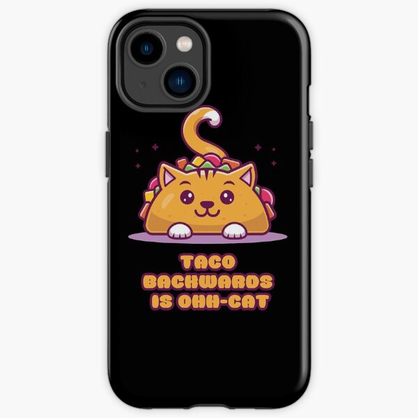 Taco rückwärts ist Ohh-Cat Brainbubbles iPhone Robuste Hülle