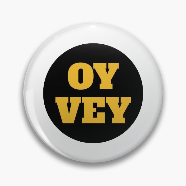 Item preview, Oy Vey - Black Circle designed and sold by Chubuter.