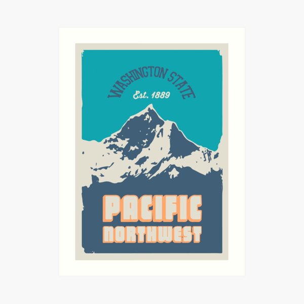 Pacific Northwest. Art Print