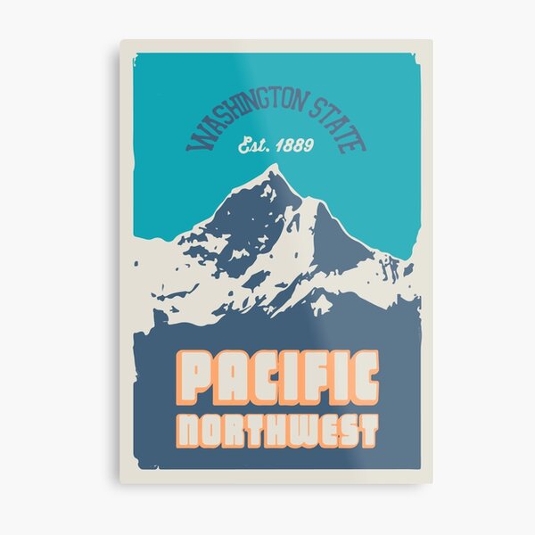Pacific Northwest. Metal Print