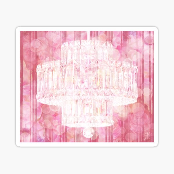Chandelier I - Pink Sticker