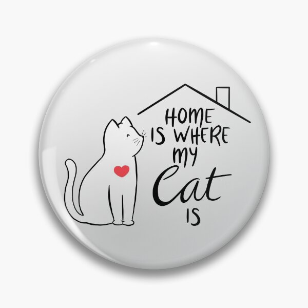 Item preview, Home is where my cat is - white designed and sold by studioLG.