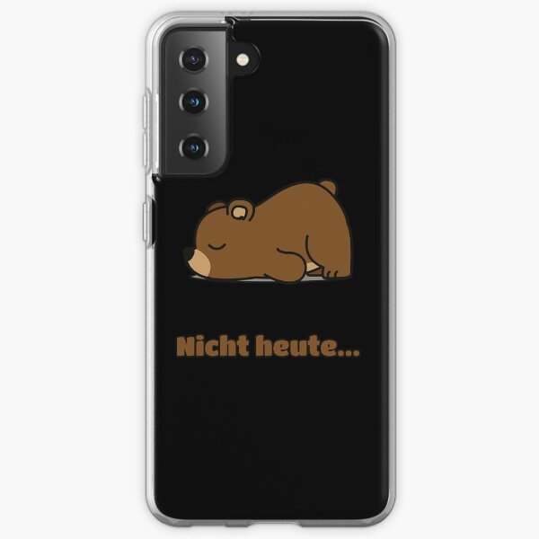 Nicht heute Bärchen - Brainbubbles Samsung Galaxy Flexible Hülle