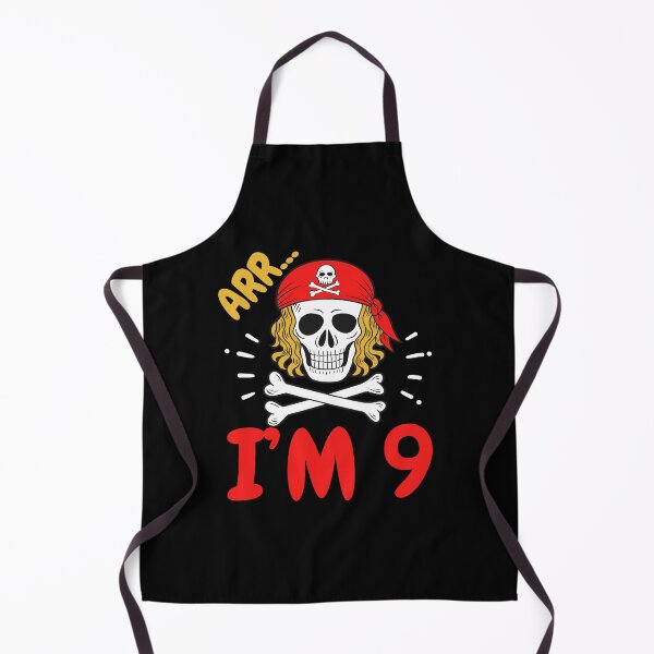Item preview, 9th Birthday Pirate Crossbones Nine Years Old designed and sold by CreativeGiftShp.