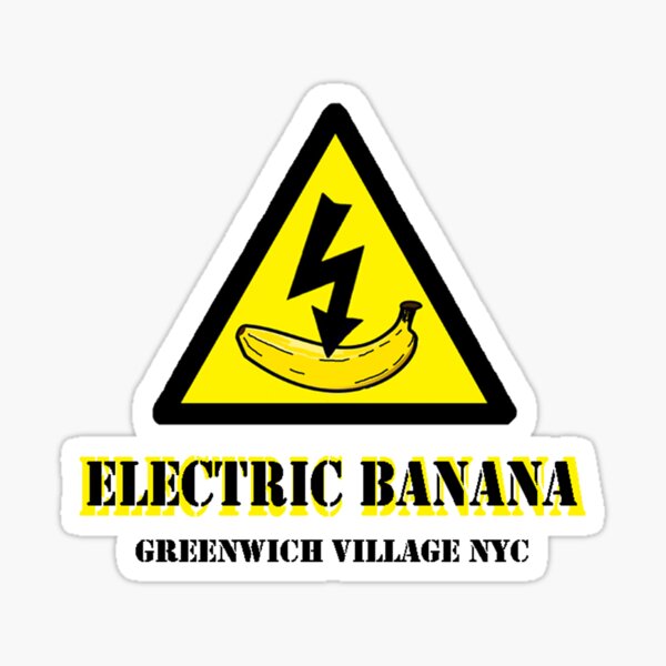 ELECTRIC BANANA CLUB Sticker