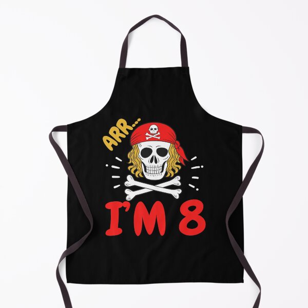 Item preview, 8th Birthday Pirate Crossbones Eight Years Old designed and sold by CreativeGiftShp.