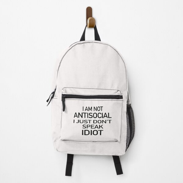 Item preview, I Am Not Antisocial I Just Don’t Speak Idiot designed and sold by GACreative63.