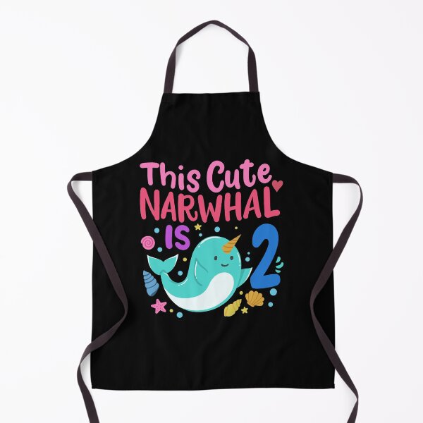 Item preview, 2nd Birthday Narwhal Two Years Old designed and sold by CreativeGiftShp.