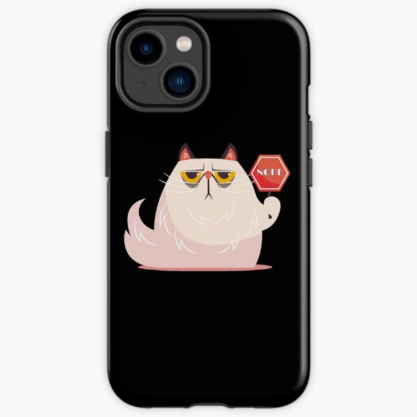 Katze sagt nein - Gehirnblasen iPhone Robuste Hülle