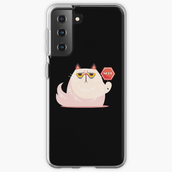 Katze sagt nein - Gehirnblasen Samsung Galaxy Flexible Hülle