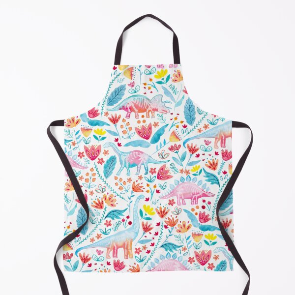 Item preview, Dinosaur Delight on White designed and sold by Gingerlique.