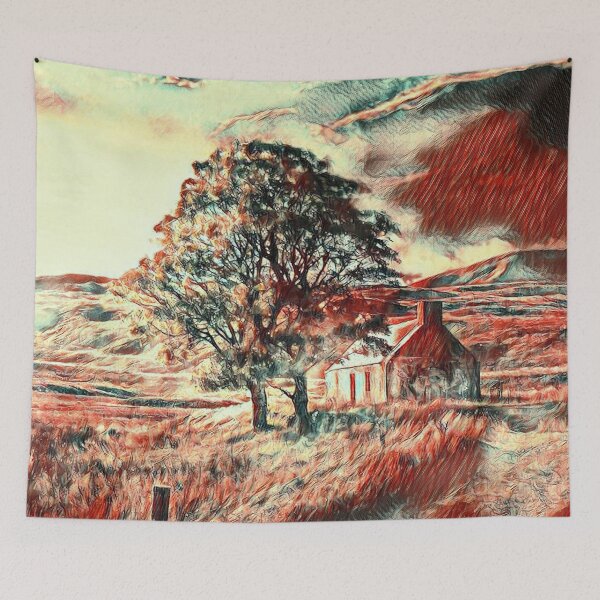 Item preview, GALATHI Wilderness House Red - Wilderness designed and sold by Galathi Designs.