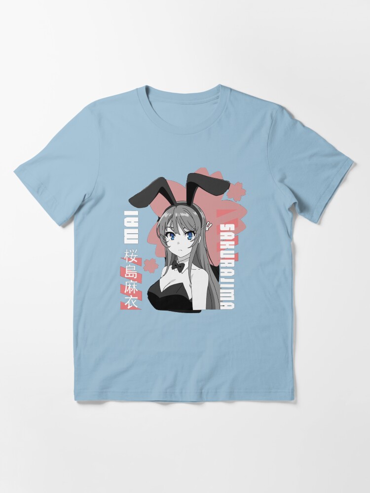 Mai Sakurajima Hoodie Rascal Does Not Dream of Bunny Girl Senpai Anime Hoodie Anime Waifu Shirt Bunny Girl Senpai Sweatshirt Mai Tshirt