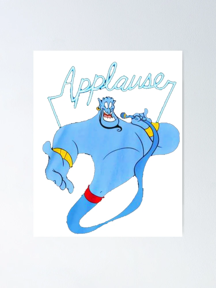  Disney Aladdin Genie Positive Vibes Only Poster