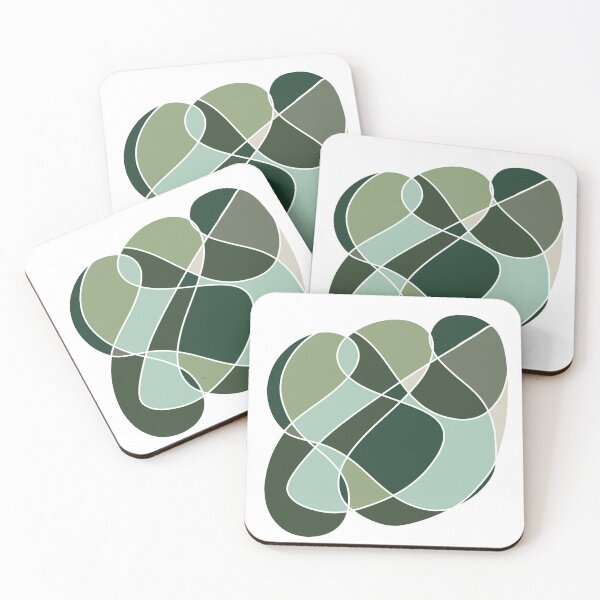 Item preview, Abstract art in shades of green designed and sold by SJAPhoto.
