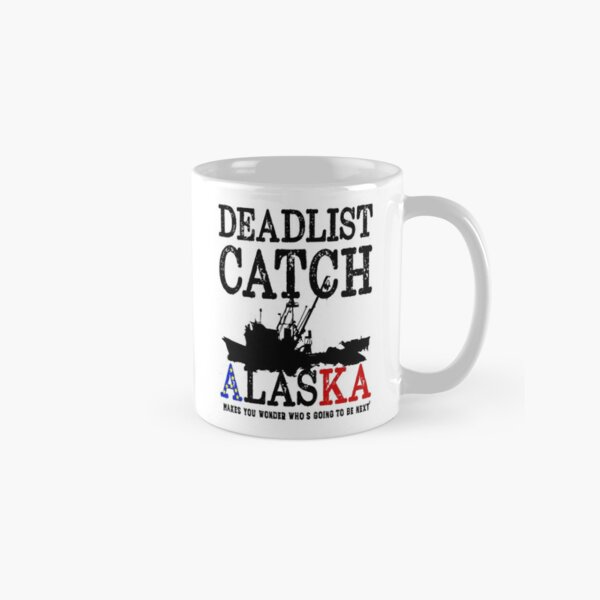 deadliest catch the game white cat mug