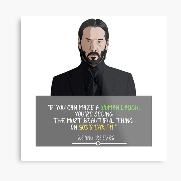 Keanu Reeves Metal Prints Redbubble