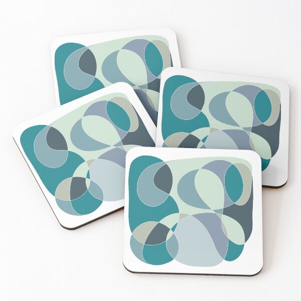 Item preview, Cool colours abstract pattern designed and sold by SJAPhoto.