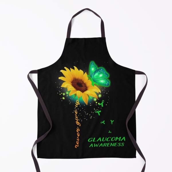 Item preview, Never Give Up Sunflower Ribbon Glaucoma Awareness designed and sold by deputylove.
