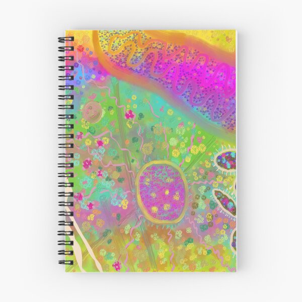 Item preview, detailed human cell with pink and green color combination  designed and sold by ludmilart.