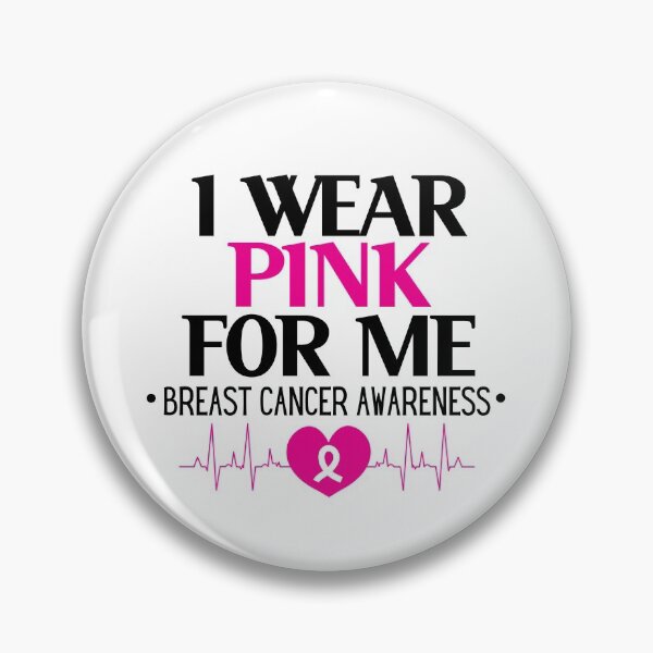 Item preview, I wear pink for me, Breast Cancer Awareness #blacktext designed and sold by Happy-PrintZ.