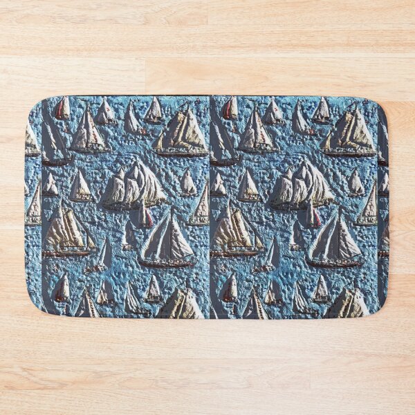 Item preview, r1251/ New Finition 2021: Le Départ des Bateaux " My Creations Artistic Sculpture Relief fact Main 11  PAINT (c)(h) by Olavia-Olao / Okaio Créations designed and sold by o.okaïo.