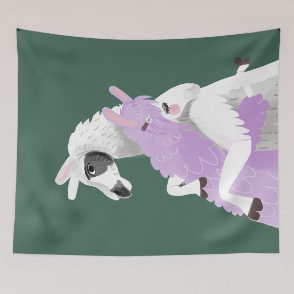 Item preview, Llama hugs designed and sold by belettelepink.