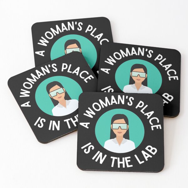 Item preview, A Woman's Place is in the Lab | Woman in Goggles designed and sold by Soosbenjamin.