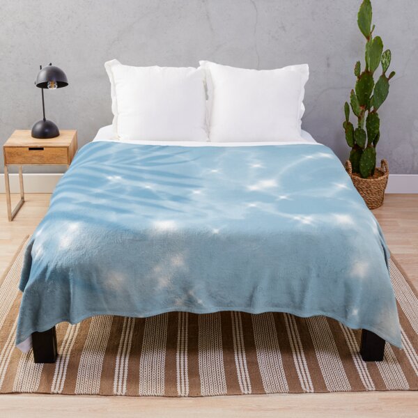 Item preview, Blue Sparkles Beach Ocean Tropical Palm Tree Summer designed and sold by Wizardofpizza.