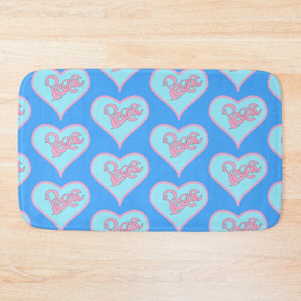 Item preview, Peace Calligraffiti Hippie Loveheart - Pink designed and sold by PATRICIA CASTILLA PEREZ.