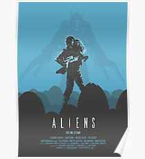 Ridley Scott's Aliens Print Sigourney Weaver as Ripley Poster