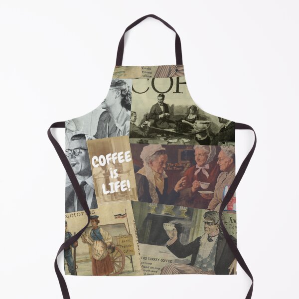 Item preview, Coffee is Life Vintage Montage #1 designed and sold by Krispsm.