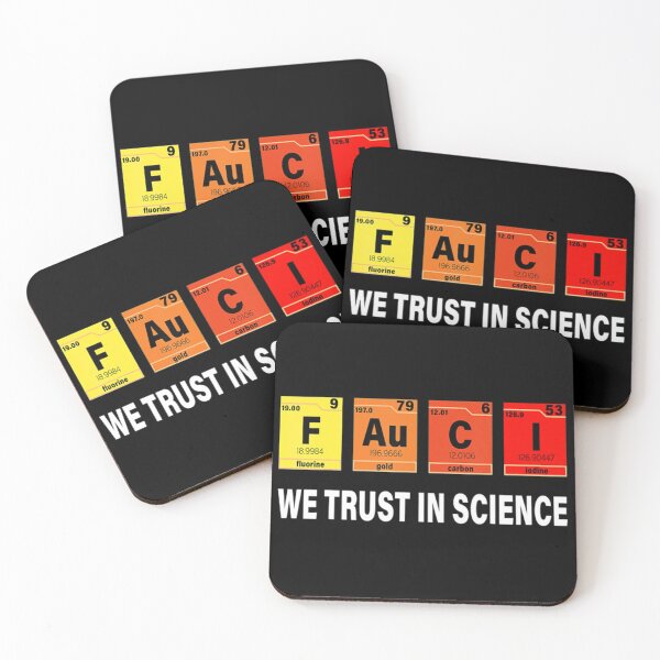 Item preview, Science Fauci Fluorine Gold Carbon Iodine Trust In designed and sold by Soosbenjamin.