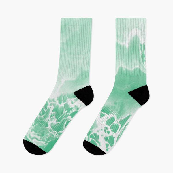 Item preview, Green Waves Beach Ocean Tropical Splash Summer Colors designed and sold by Wizardofpizza.