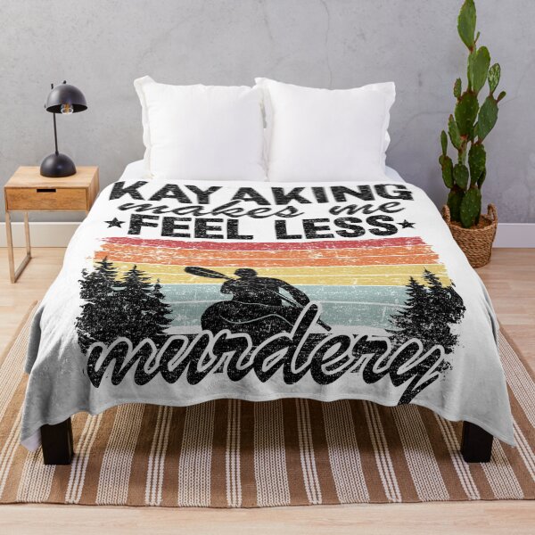 Item preview, Kayaking Makes Me Feel Less Murdery Kayak Funny designed and sold by Stronzi.