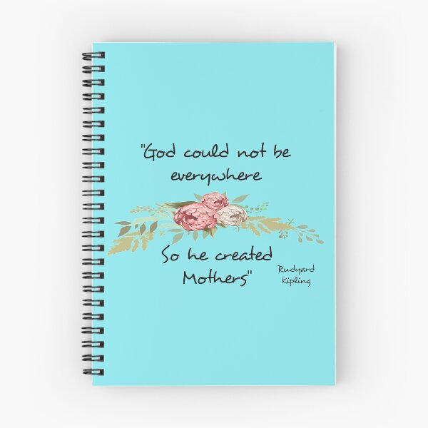 Item preview, God Could Not Be Everywhere So He Created Mothers Rudyard Kipling Quote designed and sold by CreativeBel.