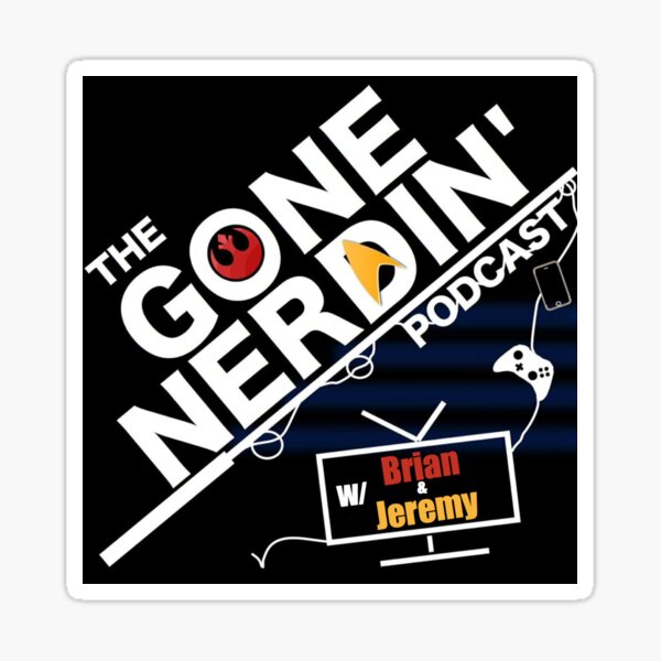 Gone Nerdin Podcast Logo Sticker
