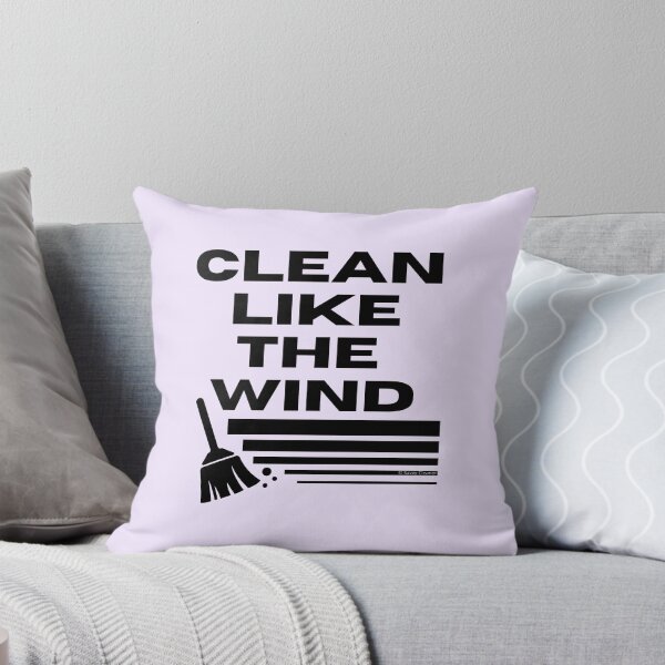 Item preview,  Clean Like the Wind Broom Housekeeping Humor designed and sold by SavvyCleaner.