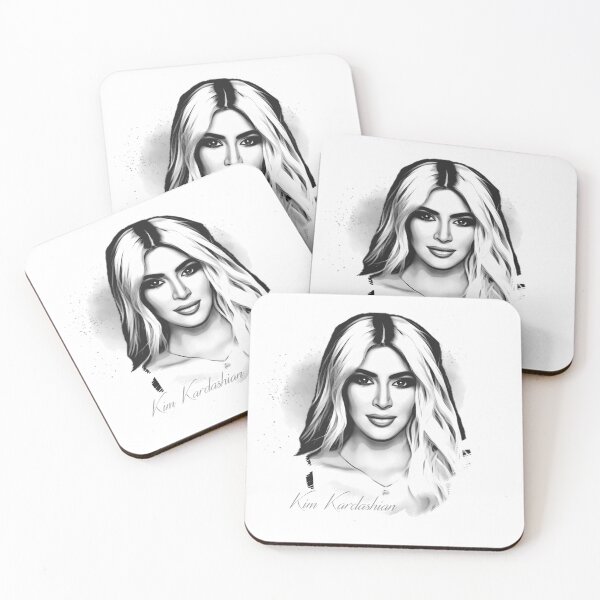 Item preview, Kim Kardashian pencil drawing work designed and sold by mirajans.