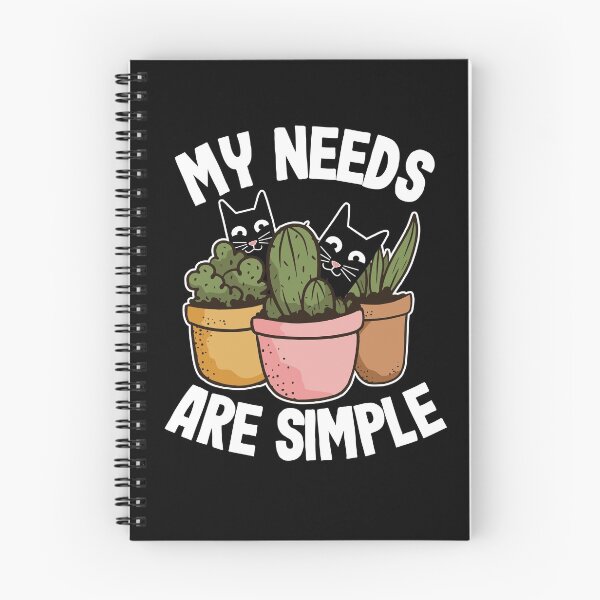 Item preview, My Needs Are Simple Plants & Cats Gift Gardening Cat Lover designed and sold by Stronzi.
