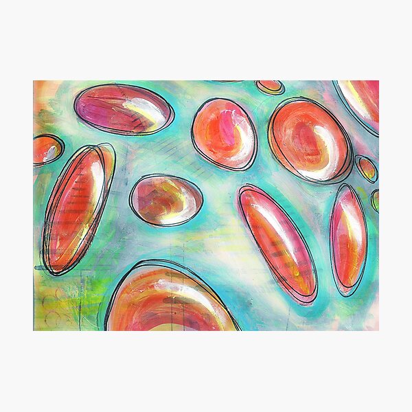 strawberry water Photographic Print