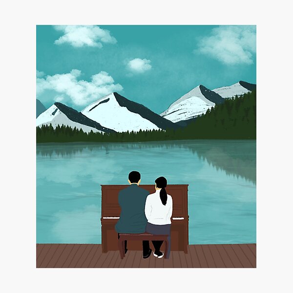 Crash Landing on You - Piano Scene Photographic Print